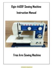 elgin sewing machine manual